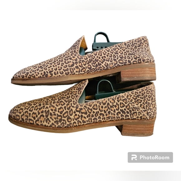 Lucky Brand Cahill Loafer Flat Leopard Print Size 7 - Picture 5 of 7